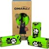 120 x Dog Poo Bags Biodegradable OMAREX Extra Thick Pet Waste Bags. 8 Rolls 120 Count. Large Size Eco-friendly 22cm X 31cm Poo Bags Leak Proof