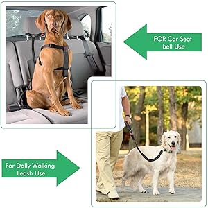 Dog Car Seat Belt Headrest