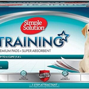 Simple Solution Absorbent Premium Dog and Puppy Training Pads -Pack of 100