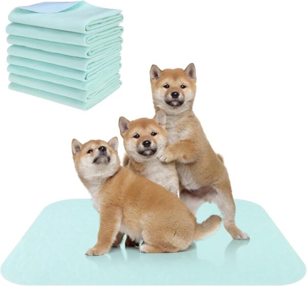 KOOLTAIL Washable Pee Pads for Dogs - Waterproof Dog Mat Non-Slip Puppy Potty Training Pads, Reusable Whelping Pads for Dog Crate PlayPen