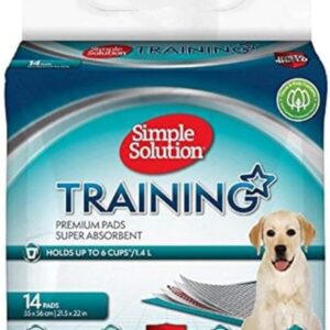 Simple Solution Absorbent Premium Dog and Puppy Training Pads -Pack of 30