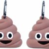 2Pcs Waste Bags Dispensers Dog Poop Waste Bag Holders Waste Bags Holders Poop Shaped Poop Bag Dispensers Pet Waste Disposal Bag Dispensers for Dog Walking