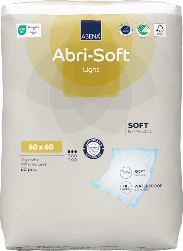 Abri-Soft Eco Disposable Puppy Pad, 60x60cm