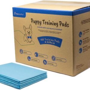 AllPetSolutions Puppy Pads - Disposable Puppy Training Pads Dog Toilet Sheets with 5 Highly Absorbent Layers & Odour Control Leak-Proof Non Slip Matting for Pet Wee - Extra Large, 60x90cm - 100-Pack