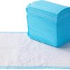 Amazon Basics Heavy Duty Dog and Puppy Training Pads, Leakproof with Quick-Dry Surface, Regular, Pack of 50, Blue & White