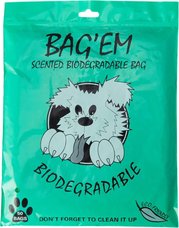 Bag Em Bio Poo Bags , 50 count (Pack of 1)