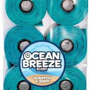 Bags On Board Dog Poo Bags | Strong, Leak Proof Dog Waste Bags | Ocean Breeze Scent | 140 Bags