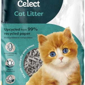 BreederCelect Recycled Paper Cat Litter, 30 L (Pack of 1)