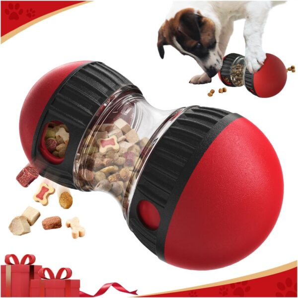 CAROZEN Interactive Dog Feeder Toy, Dog Enrichment Toy, Slow Feeder Toy for Dog Mental Stimulation, Treat Puzzle for Dog Entertainment, Food Dispenser Dog Toy