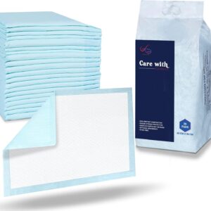 Comfortz Incontinence Bed Pads 90 x 60cm, 30 Sheets, Disposable - 1100ml Highly Absorbent Soft Wetting Sheets, Odorless & Leak Proof, Suitable for Mattress, Sofa or Chair