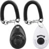 Diyife Dog Clicker, [ 2 PCS, Multi-Color] Training Clicker with Wrist Strap for Dog Cat Horse