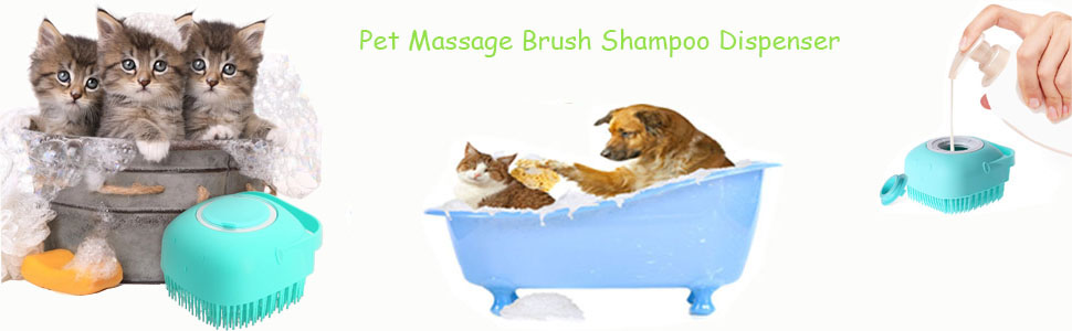 Dog Cat Bath Brush