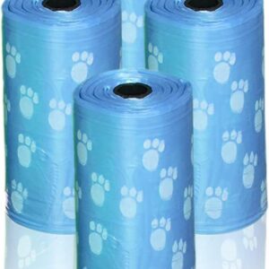 Dog Poo Bags Disposal Poo Bags Leak Proof Waste Bag Doggy Toilet Poop Roll For Dogs Cat Puppy Pet Accessories Home Garden Outdoor Essentials Assorted Color 30cm X 22cm 60Pcs (Pack Of 4 Rolls)