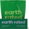 Earth Rated Dog Poo Bags, Thick Grab and Go Single Roll, Ideal for Backyard Pickups, Lavender Scented, 300 Bags