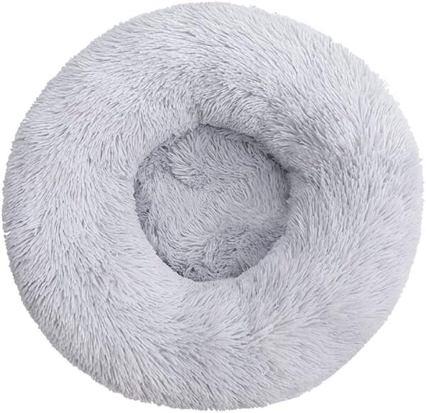 Fhodigogo Small Dog Bed Cat Donut Bed Doughnut Dog Bed Pet Bed Dog Basket Cat Bed Puppy Bed Kitten Bed Small Bed Plush Dog Bed Small Dog Kennel Small (for 3KG)