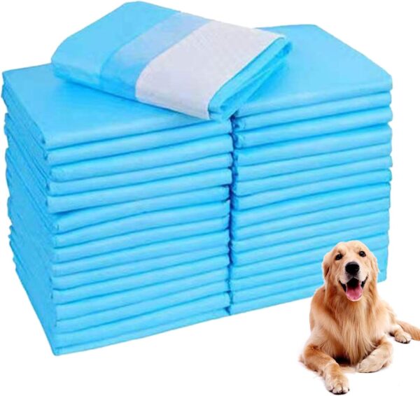 Gomice Pet Pee Pads - 50/ Potty Training Pet Training Pads - Pet Diaper Pads, Super-Absorbent Leakproof Puppy for Guinea Pigs, Hamsters, Bunny, Cats, Hedgehog