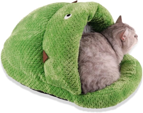 HIKEMAN Cat Beds kitten Beds - Soft Warming Cat Sleeping Bag,Washable with Non-Slip Bottom for Puppy Rabbit Kitty Small Medium Pets Sleeping Indoor (Type 02)