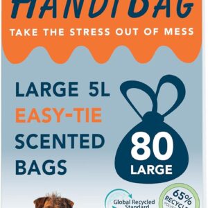 Handipet Handiscoop biodegradable scented dog waste bags (Pack of 80)