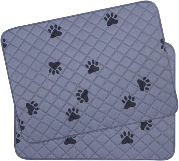 Hisprout Puppy Reusable Training Pad, 2-Packs,Highly Absorbent Pee Pads for Dogs,Machine Washable Pet Pads Suitable for Dogs, Cats and Rabbit(45*60cm)