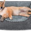 JOEJOY Dog Cat Bed Small Pet Sofa Bed Super Soft Puppy Beds For Medium Washable Dog Bed For Dogs, Cats, Kittens And Puppies Super Soft And Cosy Plush Dog Bed