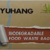 Jiyuhang Small Bin Bags 5L, Biodegradable Food Waste Bags 80 Count, Compostable Green Kitchen Food Waste Bags Strong Pedal Bin Bags For Food/Household/Garden Waste in Kitchen,Office,Home,pet