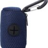 KMOCEPLY Dog Poop Bag Holder Mesh Fabric Attachment Doggy Bag Holder with Zipper Pet Waste Bag Dispenser Hangable Dog Poop Holder for Picking Up Poo After Your Dog for Walking Hiking (Blue)