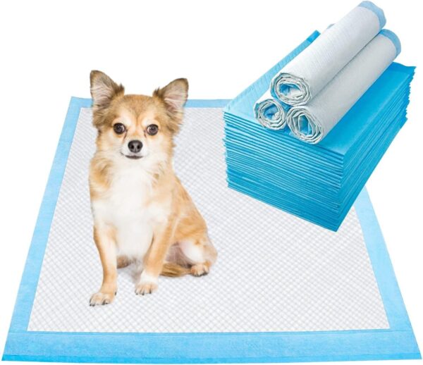 LONENESSL Premium Disposable Puppy Training Pads Leak-Proof and Super Absorbent Puppy Pee Pads Disposable Fast Drying Pee Mats for Dogs Cats Rabbits Pets (60 * 45CM 10pcs)