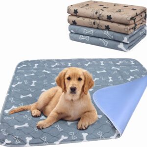 Large Puppy Training Pads (80x90cm) 2 Pack Machine Washable Pee Pads for Dogs Super Absorbency Pet incontinence pads