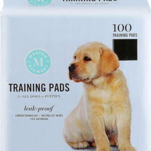 Martha Stewart for Pets Training Pads for All Dogs & Puppies | 23" x 23" Puppy Pads, 100Count, 100 Count - 23" x 23" (FF10284)