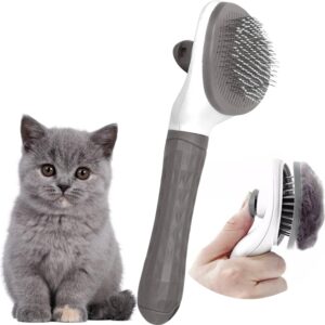 Muxtraders Cat Brush Dog Brush for Shedding-Cat Grooming Brush, Cat Comb for Kitten Puppy Massage Removes Mats, Tangles and Loose Fur, Cat Brushes for Indoor Cats Brush for Long or Short Haired Cats.