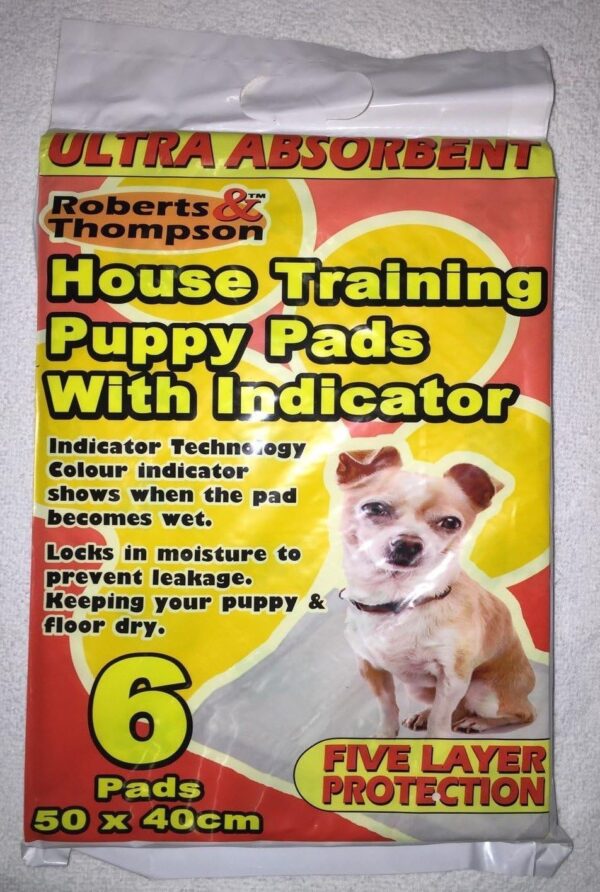 PACK OF 6 ultra absorbent House training puppy cat kitten pads