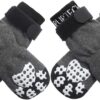 PUPTECK Double Side Anti-Slip Dog Socks Paws with Grips - 2 Pairs Shoes for Hardwood Floor Walking Boots Paw Protectors Gripper Socks for Hot Weather