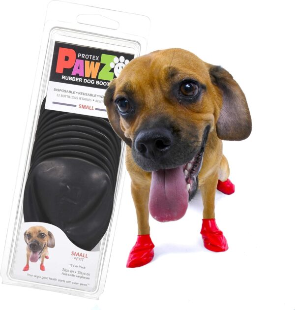 Pawz Dog - Black Dog Boots, Small