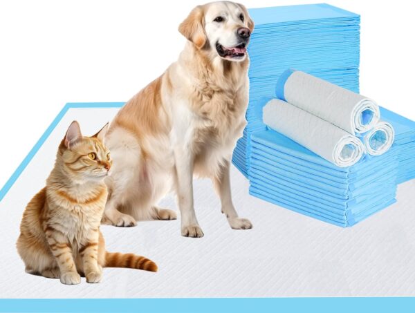 Pet Training Dog Pee Pads 80 x 90 cm Disposable Pee Pads -35 Count Superior XX-Large Dog Pads Disposable Training Pads for Dogs Cats Rabbit, Heavy Duty Leak-Proof Quick Dry