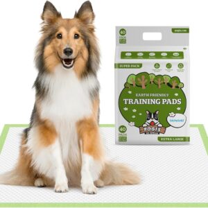 Pogi's Training Pads - Extra Large, Super Absorbent, Earth-Friendly Puppy Training Pads with Sticky Tabs for Medium to Large Sized Dogs (Extra Large - 60 x 90 cm, 40-Count)