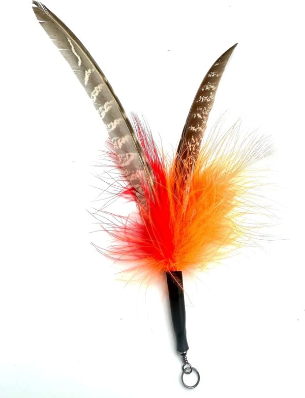 Purrs Feather Spinning Attachment - Single - Fits PurrSuit, Da Bird & Frenzy Wand Cat Toys