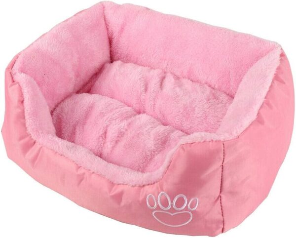 Signzworld Pet Dog Cat Bed Mat Kitten Puppy Soft Cushion Blanket Base Washable Fleece S-XL (Small, Pink)