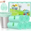 Small Bin Liners 5l Bin Bag,Pedal Bin Liners Waste Bags for Bathroom,Office,Pet,Light Blue,40x45cm,120 Bags