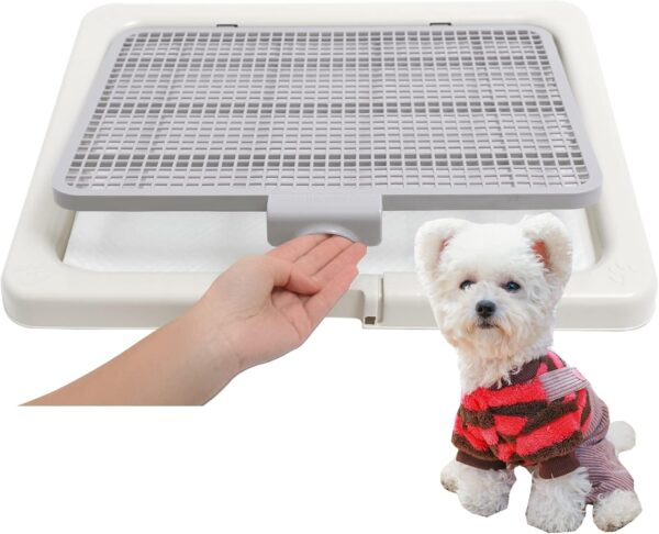 Smart Paws Small Puppy Dog Toilet,Poodles Training Tray,Yorkie Pet Pads Holder