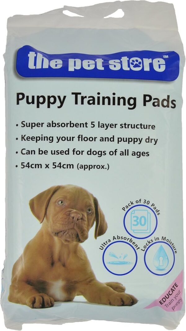 The Pet Store Large Puppy Training Pads, Pack of 30