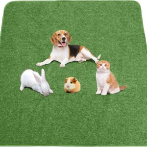 ULIGOTA Washable Dog Training Pad Extra Large 165cm x 121cm Reusable Green Puppy Pee Pad for Playpen Mat & Whelping Mat