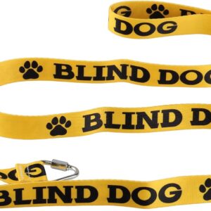 Visual Impairment Dog Leash Blind Dog Dog Leash Walking Training Dog Leashes Dog Owner Pet Lover Gift (Blind Dog-YE)