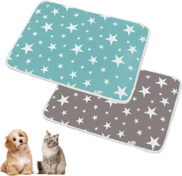 Washable Puppy Pads, Reusable Dog Pee Pad, Reusable Dog Training Pads for Home, Car & Outdoor