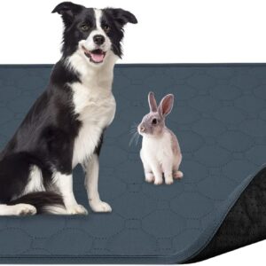 Washable Puppy Training Pads, Reusable Dog Training Pads, Leakproof Dog Pads, Large Puppy Pee Pads with Strong Absorption for Indoor, Travel, Car - 150*90 cm