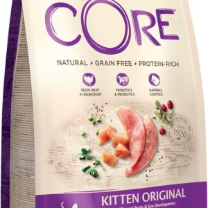 Wellness CORE Kitten Original, Dry Cat Food, Kitten Food Dry, Grain Free, High Meat Content, Chicken & Turkey, 1.75 kg