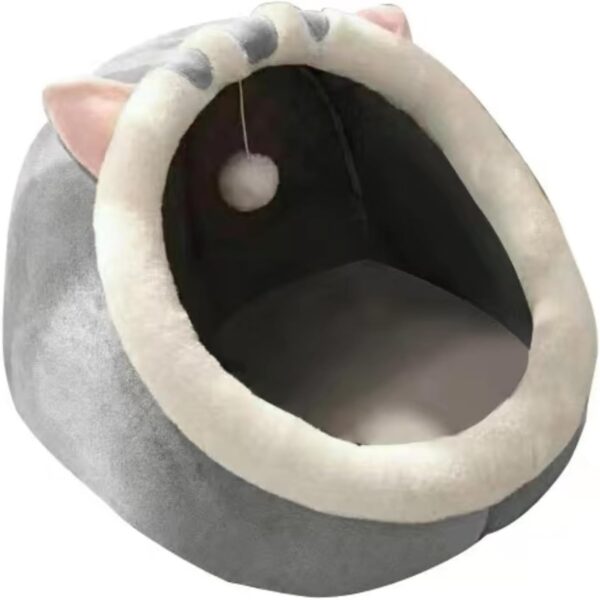 disdain Cute Cat Beds for Indoor Cats Dogs, Comfortable Cat Cave Cat House for sleeping