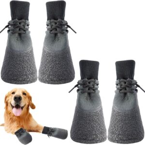 1 Set of Dog Shoes 4-Pack, Waterproof Dog Shoes, Summer Dog Boots, Paw Protectors, Large Dog Rain Boots, Pet Non-slip Boots, Suitable for Dogs Outdoor Sports and Play