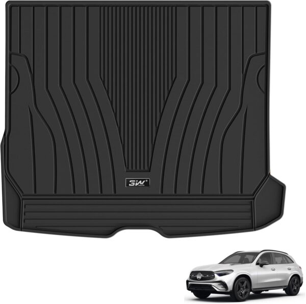 3W Boot Liner Custom Fit Mercedes Benz GLC X254 2024,Pet Dog Friendly Car Trunk Mats,All Season TPE Waterproof Anti Slip Boot Protection Cover Easy to Clean Car Accessory