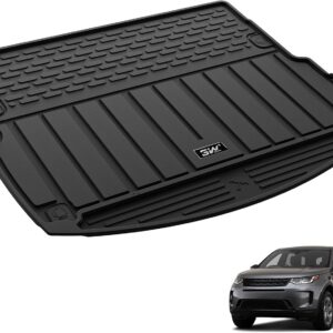 3W Boot Liner Tailored for Land Rover Discovery Sport L550 2022 2023 2024,Dog Friendly Trunk Protection Mats,All Weather TPE Boot Cover Waterproof Anti Slip Easy to Clean Car Accessory,Black