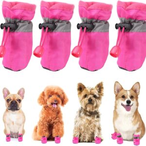 Dog Shoes for Small Dogs, Anti-Slip Dog Booties and Paw Protectors, Dog Snow Boots for Small Medium Dogs (XS)